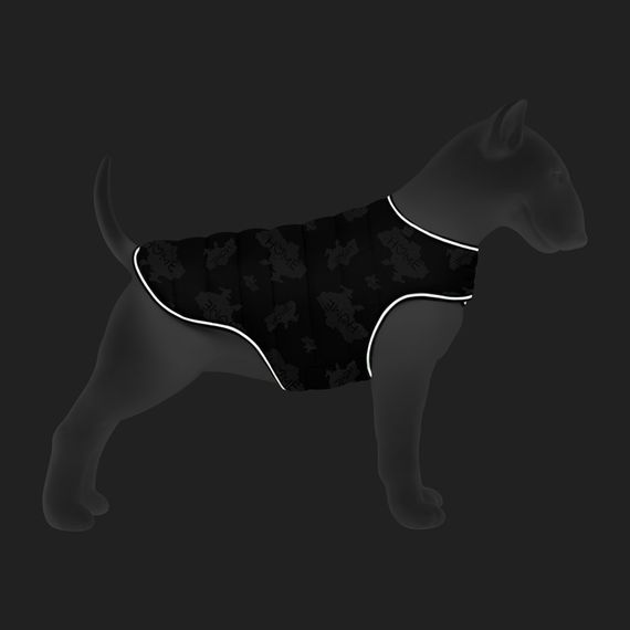 Курточка-накидка для собак WAUDOG Clothes, малюнок "Дім", M, А 37 см, B 52-62 см, С 36-47 см | Зображення 4