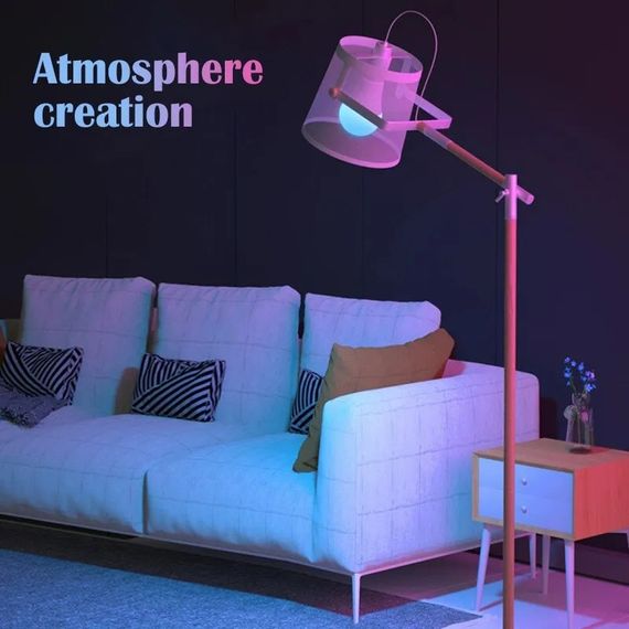 Світлодіодна лампа Led RGB + пульт 220v вольт E27 | Зображення 5