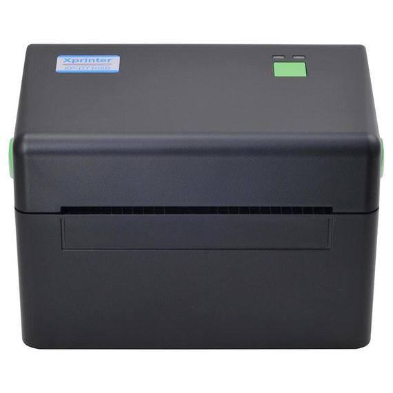 Принтер этикеток, термопринтер штрих кодов, QR кодов Xprinter XP-DT108B чёрный USB (XP-DT108B) | Зображення 1