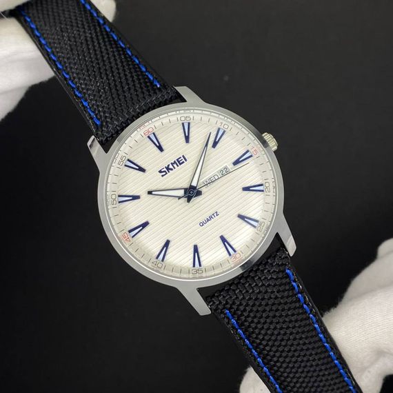 Чоловічий годинник Skmei 9303SIBU Silver-Blue | Зображення 4