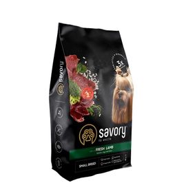 Корм Savory Small Breeds rich in Fresh Lamb сухий зі свіжим ягнятком для собак малих порід 8 кг