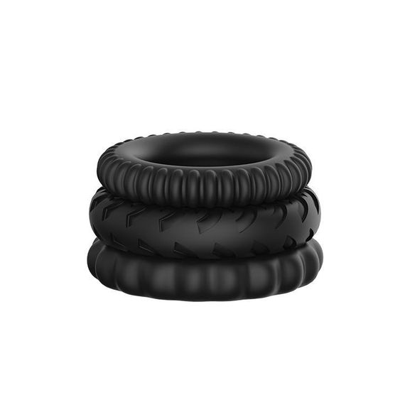Эрекционные кольца BAILE TITAN THREE RINGS sexstyle | Зображення 6