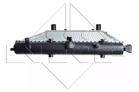 Радіатор охолодження двигуна VW TRANSPORTER, NRF (509514) | Зображення 4