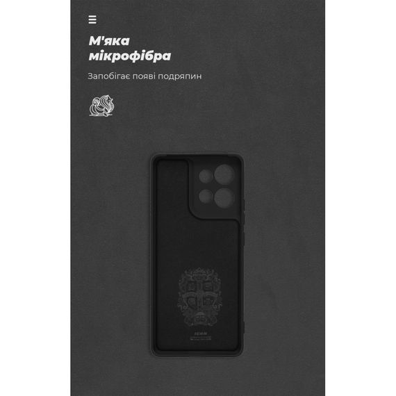 Чохол до мобільного телефона Armorstandart ICON Motorola Edge 50 5G Camera cover Black (ARM81702) | Зображення 3