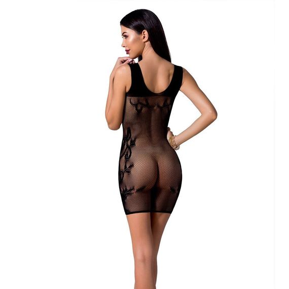 Відверта сукня-сітка Passion BS073 black, One size | Зображення 1