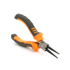 Круглогубці VOLTRONIC, сіро-жовтогарячі ручки, 125мм, 55гр