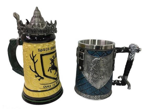 Подарочный набор Кружка Game Of Thrones House Герб Баратеонов Игра Престолов и King In The North | Зображення 1