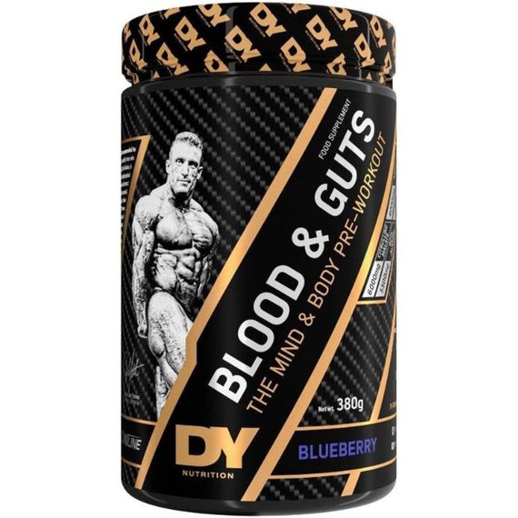 Предтренировочный комплекс Dorian Yates Blood and Guts 380g (Blueberry)