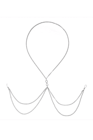 Прикраса з ланцюжками Art of Sex "Безкінечність" Nipple Jewerlry Infinity Сріблястий One Size