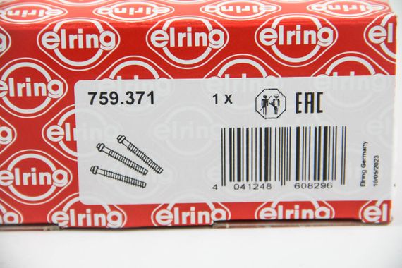 Болти ГБЦ RENAULT 1,2-1,4-1,6 LOGAN, CLIO,KANGOO,MEGANE, ELRING (759371) | Зображення 3