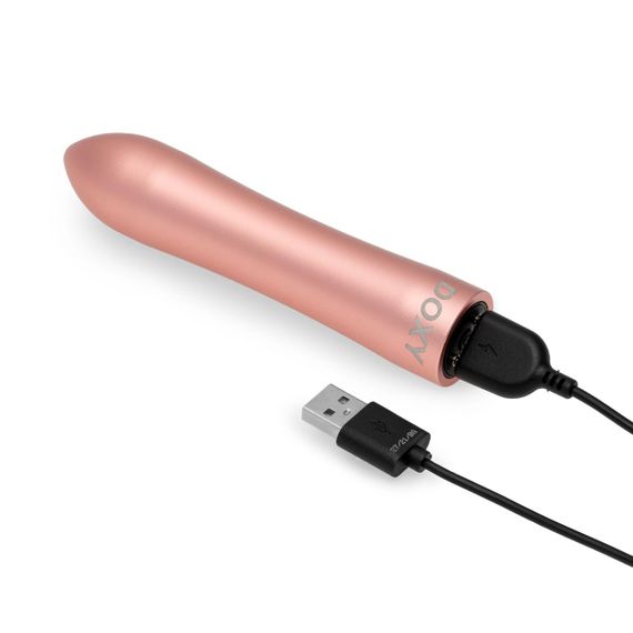 Потужна віброкуля DOXY ROSE GOLD у металевому кейсі, ультрагладенька, 7 режимів Sex Aura | Зображення 2