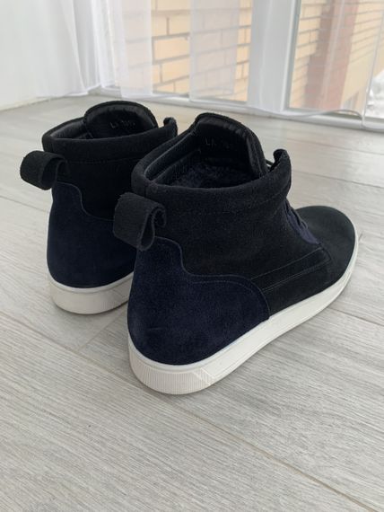 Замшевые кеды на белой подошве | Зображення 7