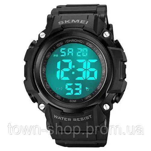 Часы наручные мужские SKMEI 1886BKWT 1886BKWT, часы для мужчины. Цвет: черный с белым циферблатом | Зображення 1