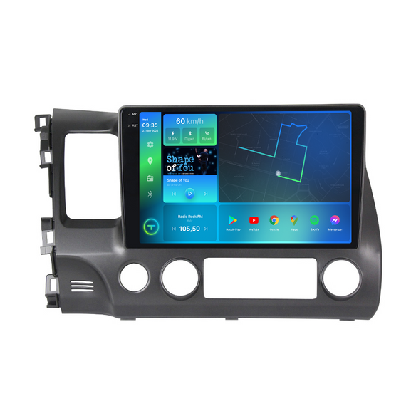 Штатна магнітола Torssen 2K Honda Civic 4D 2005-2011 F106128 4G Carplay DSP | Зображення 2