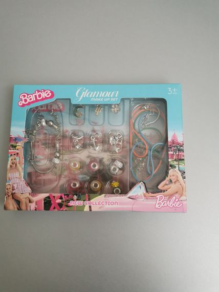 Дитячий набір для створення прикрас  Barbie FT 2056 (240) браслет, намистини, в коробці | Зображення 1