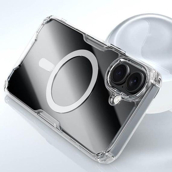 TPU чохол Nillkin Nature Pro Magnetic для Apple iPhone 17 (6.3") Безбарвний (прозорий) | Зображення 6