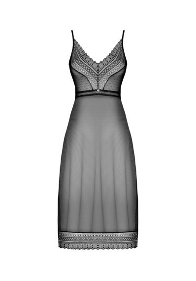 Пеньюар довгий Obssesive Estiqua chemise XL/2XL | Зображення 4