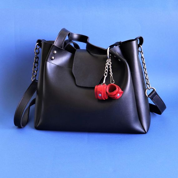 Брелок Наручники Красный sexstyle | Зображення 4