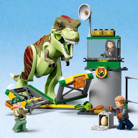 Конструктор LEGO Jurassic World Втеча Тиранозавра 140 деталей (76944) | Зображення 6