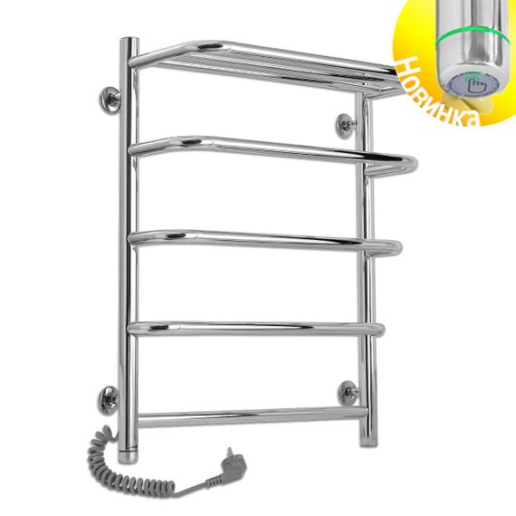 Електрична рушникосушарка Laris Стандарт П5 500 х 660 з полицею Е (підкл. зліва) S3