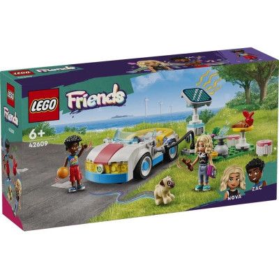 Конструктор LEGO Friends Електромобіль і зарядний пристрій 170 деталей (42609)