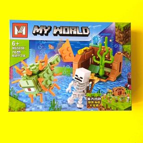 Конструктор Майнкрафт MY WORLD MINECRAFT MG565 85 деталей Підводний світ