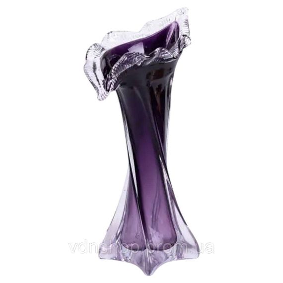 Ваза для цветов 31.5 см декоративная ваза для букета 300 мл Фиолетовая HP-9-7 | Зображення 1