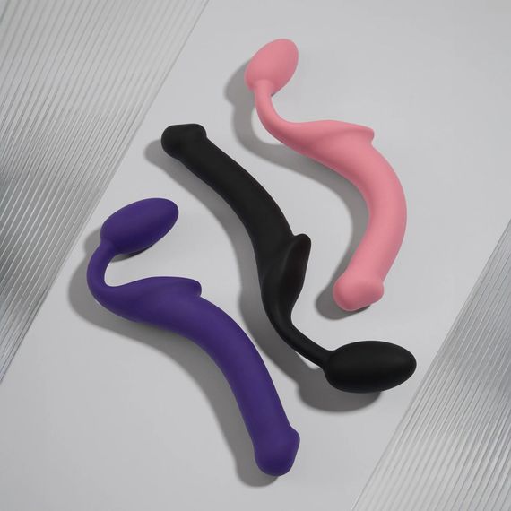Безремінний страпон Strap-On-Me Rose XL, повністю регульований, діаметр 4,5 см | Зображення 9