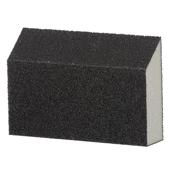 Губка для шліфування трапеція, оксид алюмінію К180 INTERTOOL HT-0818 | Зображення 2