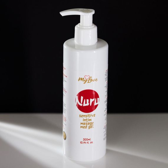 Гель для нуру масажу - MyLove Nuru Sensitive Intim Masage Med Gel, 300 мл Sex Aura | Зображення 3