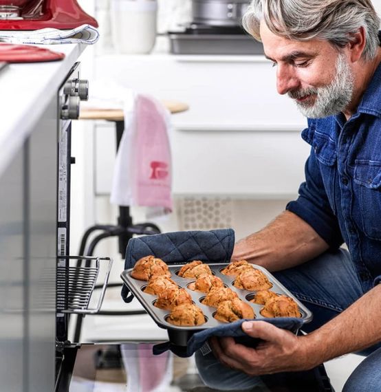 Форма для випікання кексів KitchenAid СС003296-001 40.7х28х4 см сіра | Зображення 3