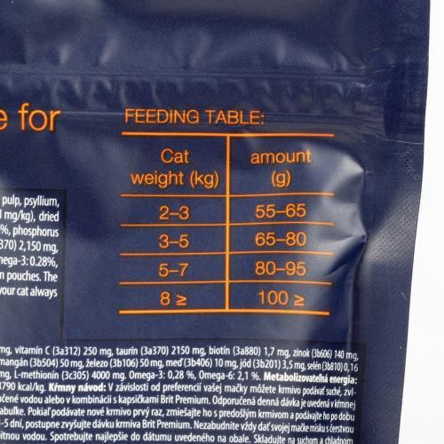 Сухий корм Brit Premium Cat by Nature Indoor для котів, які живуть в приміщенні, з куркою, 8 кг | Зображення 3