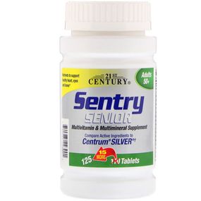 Вітамінно-мінеральний комплекс 21st Century Sentry Senior, Multivitamin & Mineral Supplement, Adults 50+ 100 Tabs
