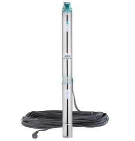 Насос глибинний багатоступінчастий відцентровий Pumpman 4SEM2-26-1.5 кВт Hmax 200 м Qmax 5,5 куб.м 2200 Вт (CV033200)