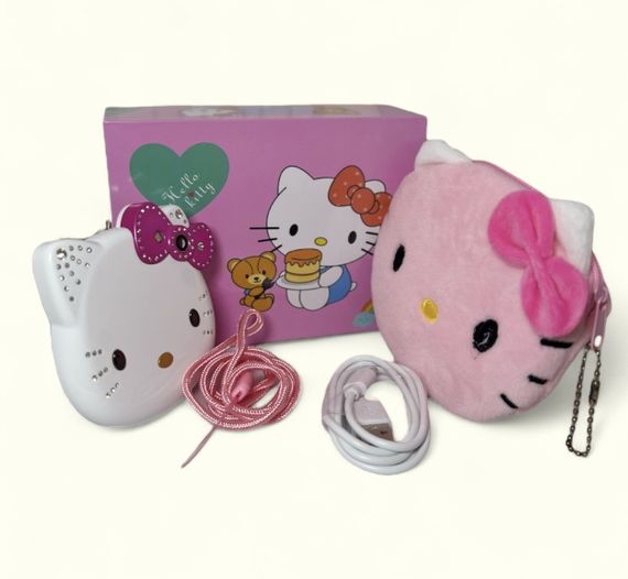 Маленький мобільний телефон AIEK Hello Kitty 2 сім-карти (White) (код: SKU-2594990277) | Зображення 4