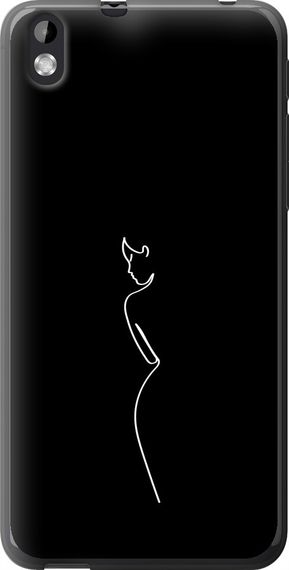 Чехол на HTC Desire 816 Силуэт1 "4590u-169-17620"
