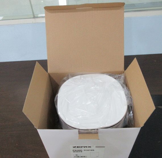 Відро для сміття з плавним закриттям овальне ZERIX PRIME-TC0105 WHITE 5 л (колір білий) (ZX5901) | Зображення 2