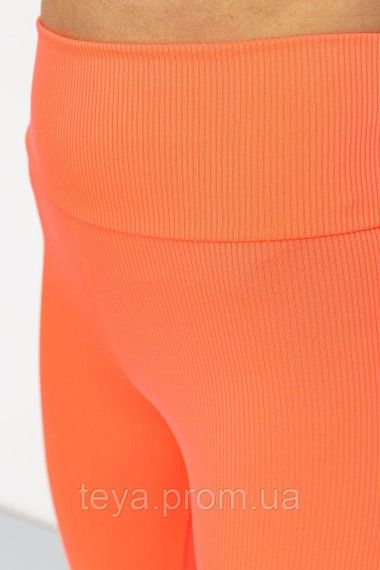 Лосини жіночі в рубчик колір яскраво-рожевий розмір M FA_003288 | Зображення 4