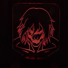 Акриловий світильник-нічник Титан червоний tty-n000291