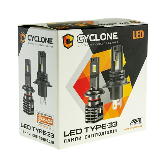 Світлодіодна лампа Cyclone LED 9005 5000K 4600LM type 33 (1 лампа) | Зображення 1
