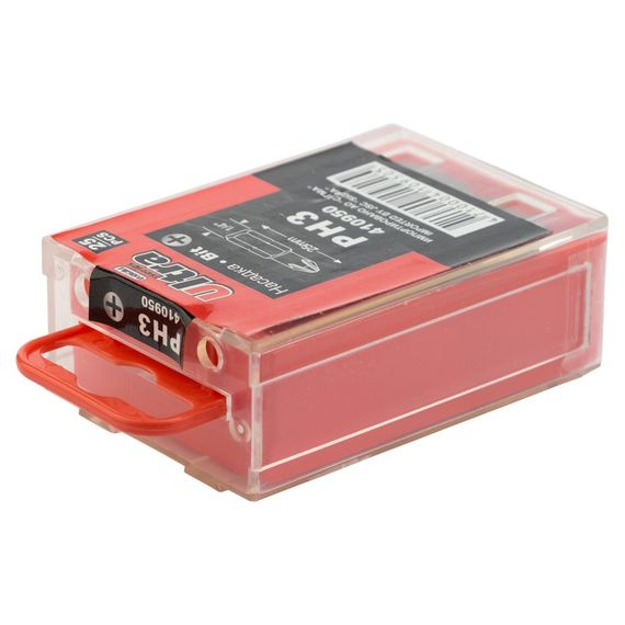 Набір біт Ultra PН3×25мм 1/4" 25шт S2 (пласт кейс) 4010302 | Зображення 2