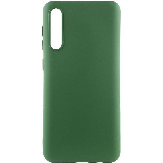 Чехол Silicone Cover Lakshmi (AA) для Samsung Galaxy A50 (A505F) / A50s / A30s Зеленый / Dark green