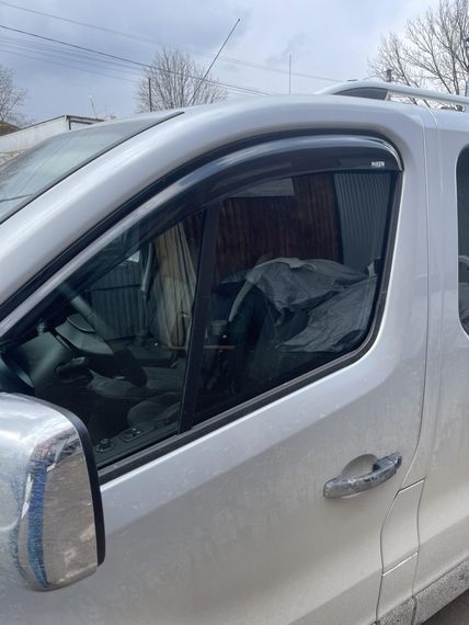 Ветровики (2 шт, Niken) для Fiat Talento 2016-2024 гг | Зображення 2