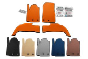Коврики EVA (Купе, Оранжевые) для Subaru BRZ 2012-2021 гг