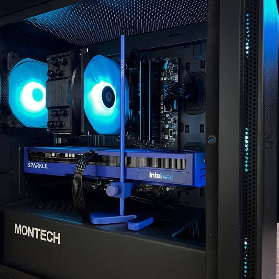 Збірка на замовлення: ігровий ПК Montech Air 100 ARGB Tower / AMD Ryzen 7 5700X (8 (16) ядер по 3.4 - 4.6 GHz) / 32 GB DDR4 / 1000 GB SSD M.2 / Intel Arc B580, 12 GB GDDR6, 192-bit / 650W | Зображення 3
