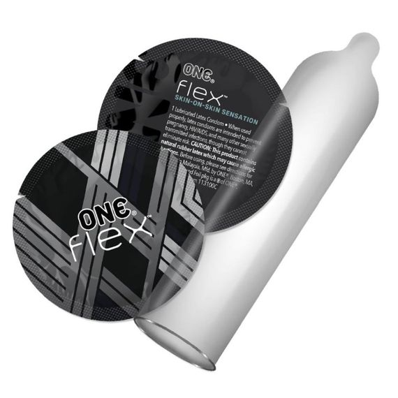 Презервативи ультратонкі ONE Flex із графеном (ціна за упаковку, 3 шт.) Sex Aura | Зображення 1