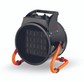 Теплова гармата 2E електрична 3,0 кВт, площа обігріву 30 кв.м., чорний (2E-AHC3000)