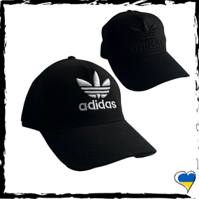 Кепка Adidas. Кепка Адідас. Унісекс, чорна. Шапка 57-59р