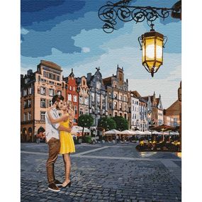 Картина за номерами. "Побачення в Гданську" 40 * 50см KHO4755