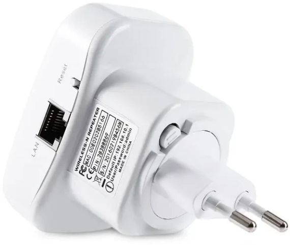 WIFI REPEATER Dynamode Підсилювач сигналу, репітер. ретранслятор 300Mb Білий | Зображення 2